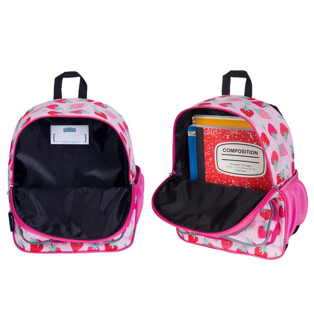 Personalised strawberry toddler backpack
