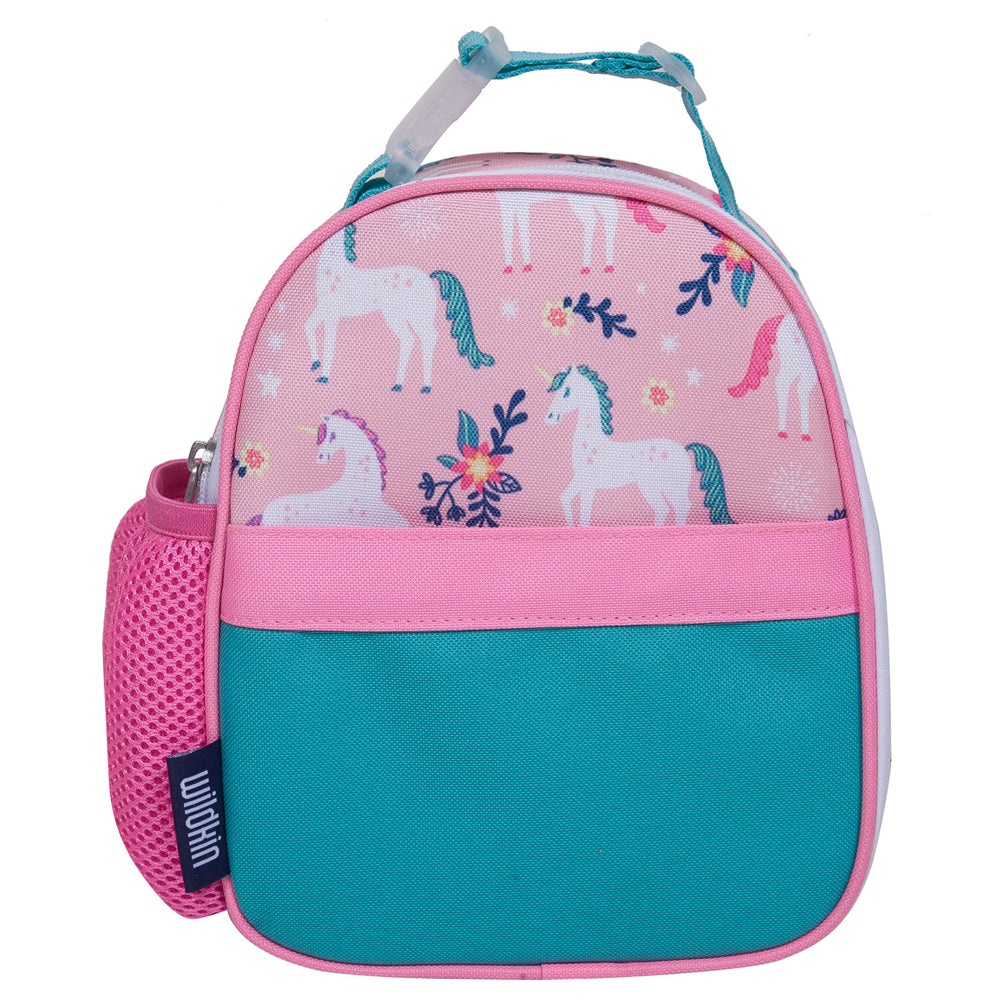 Magical unicorn clip-on lunch bag for children