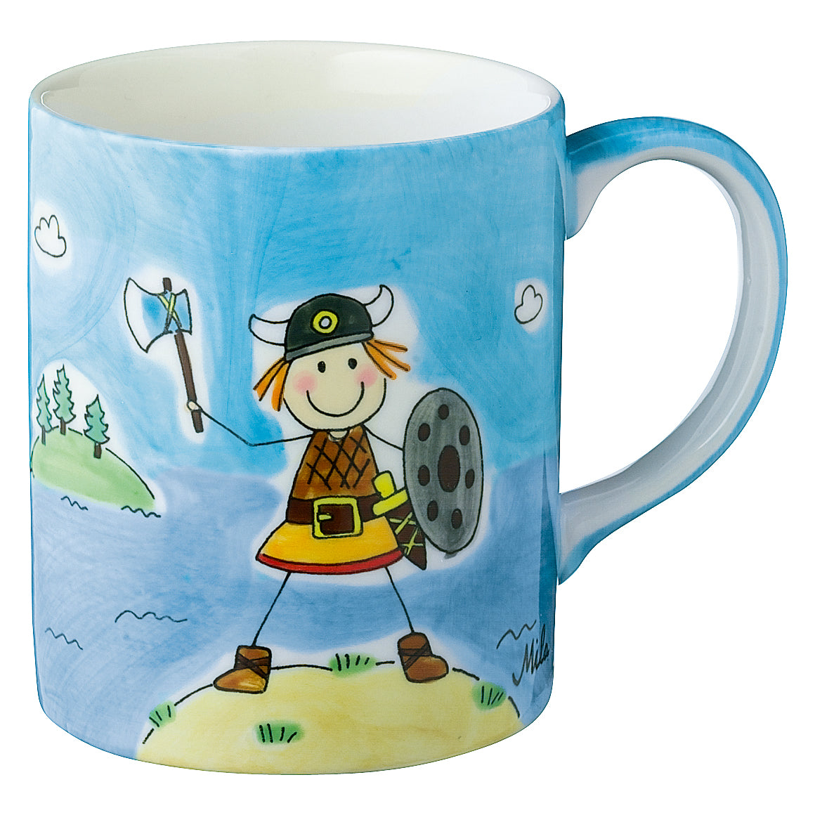 Ole the Viking ceramic mug for children