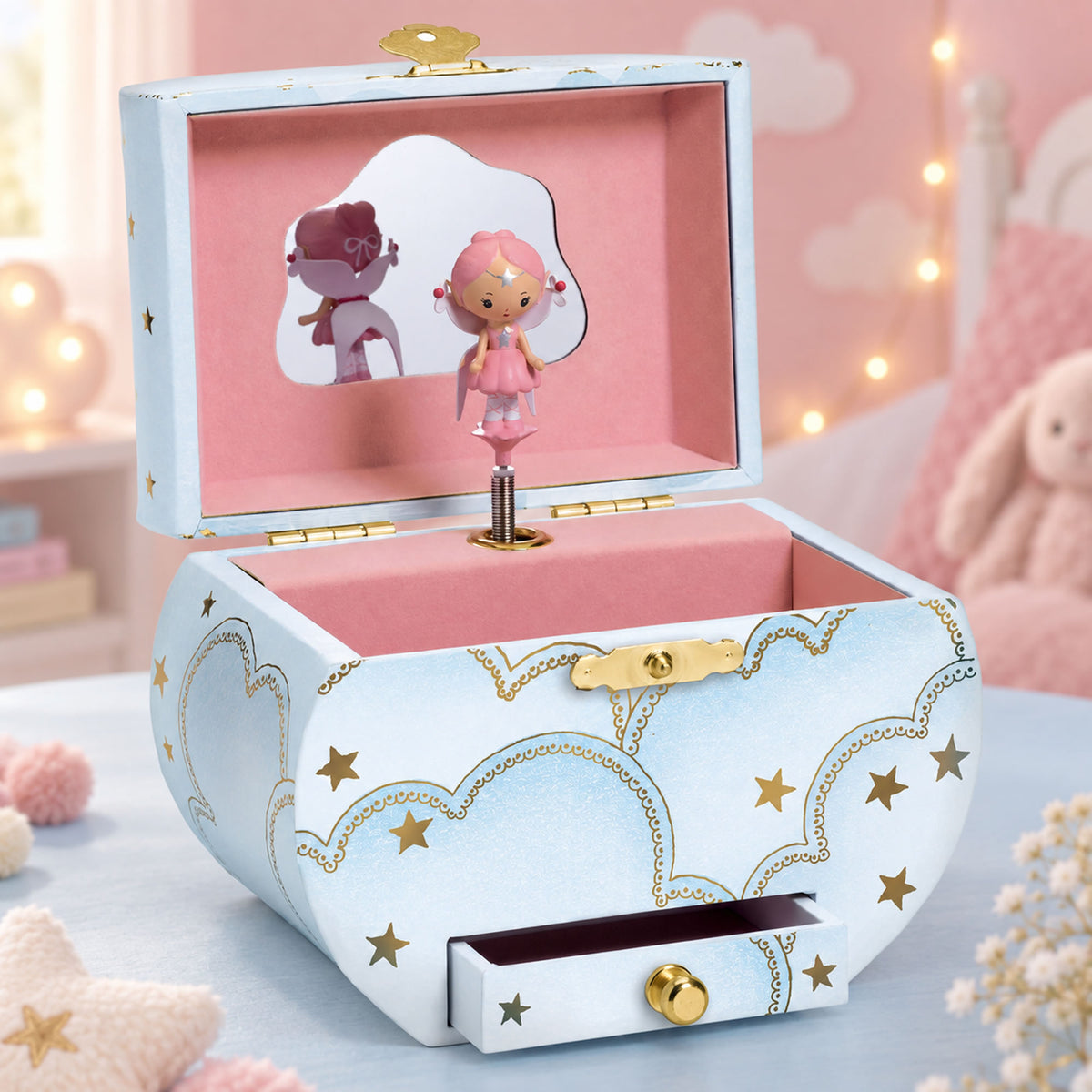 Personalised Girls Musical Jewellery Box - Elf's Melody