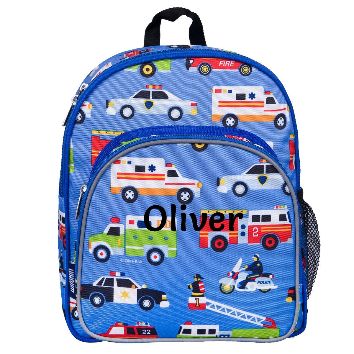 Action vehicles toddler backpack