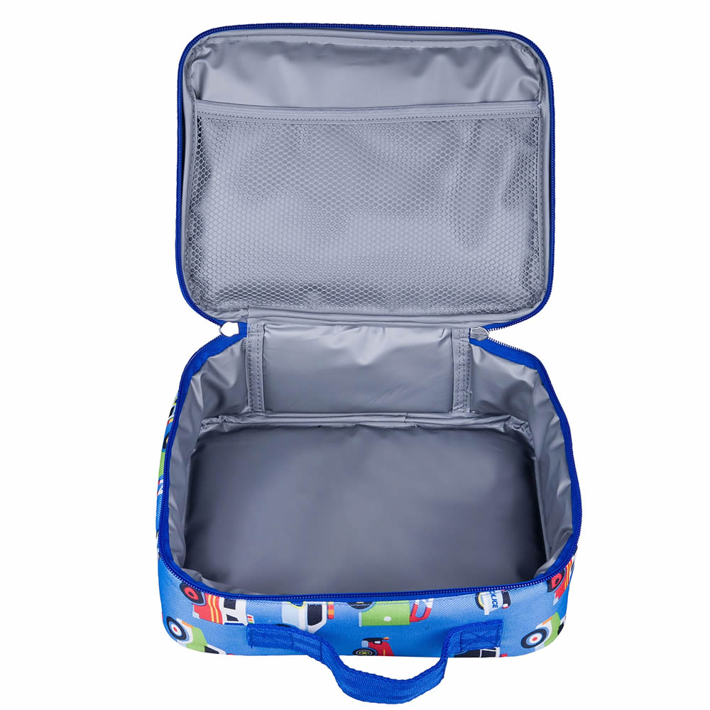 Action vehicles children’s lunch bag
