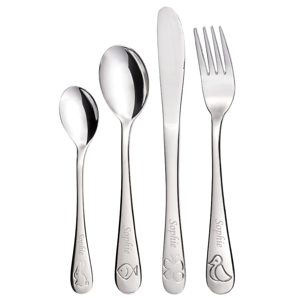 Animal cutlery set detail