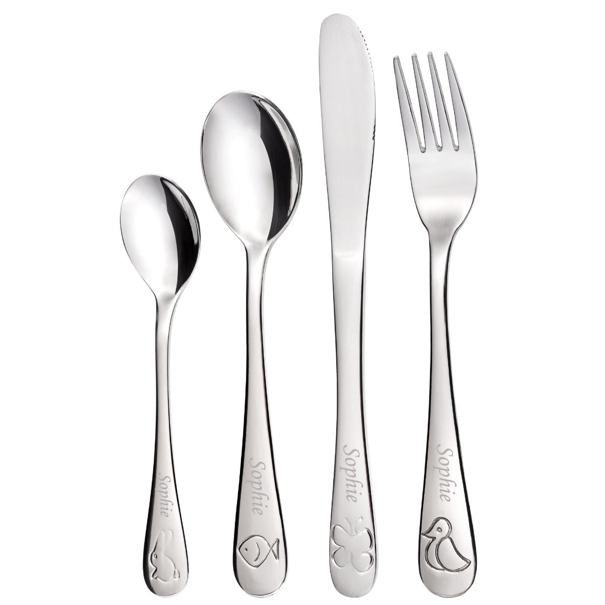Animal cutlery set detail