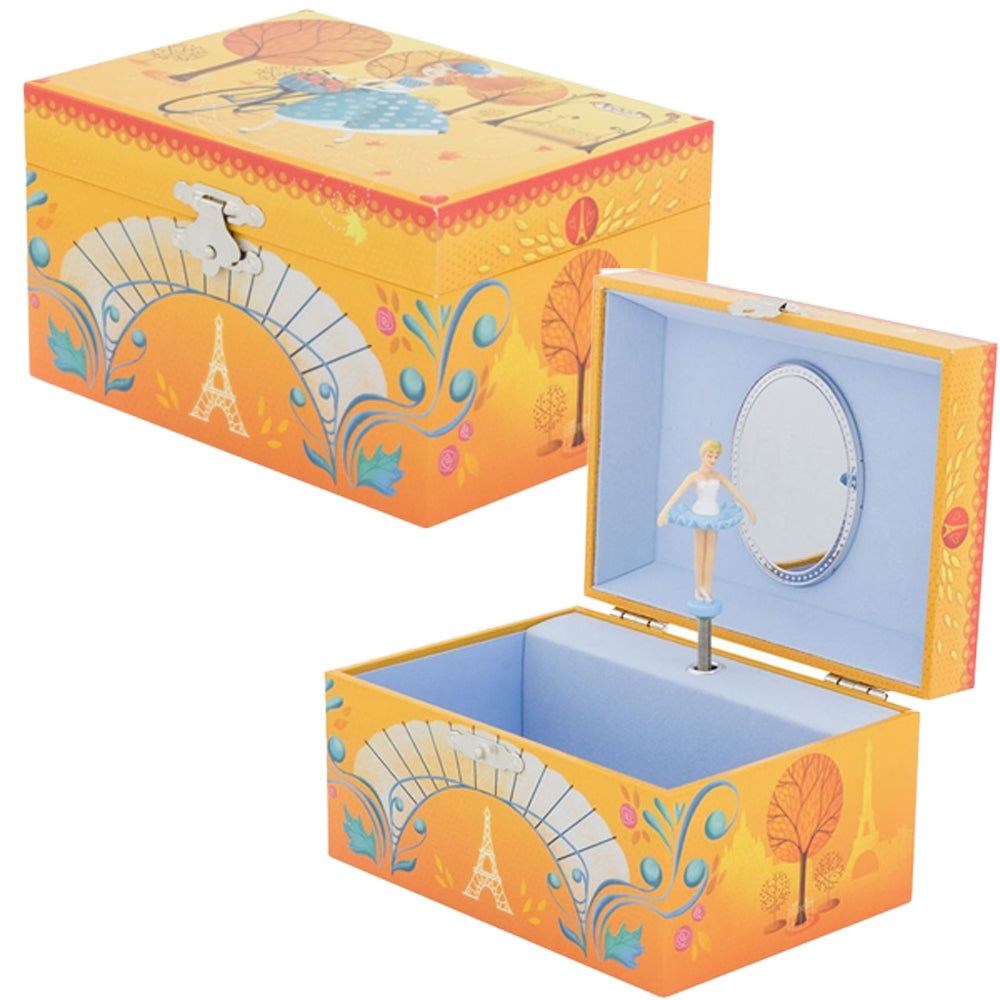 Autumn in Paris musical jewellery box