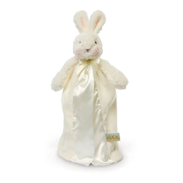 White bunny baby comforter