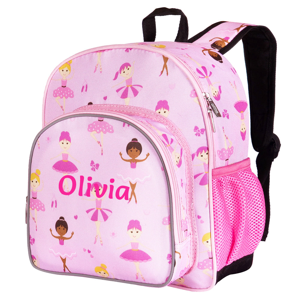 Personalised ballerina backpack for children