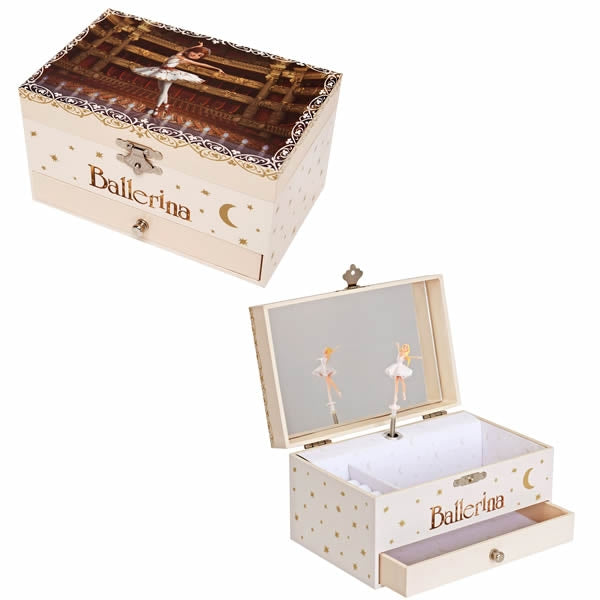 Ballerina jewellery box for children