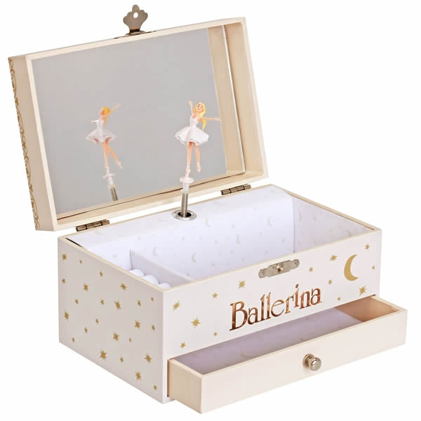 Open ballerina jewellery box