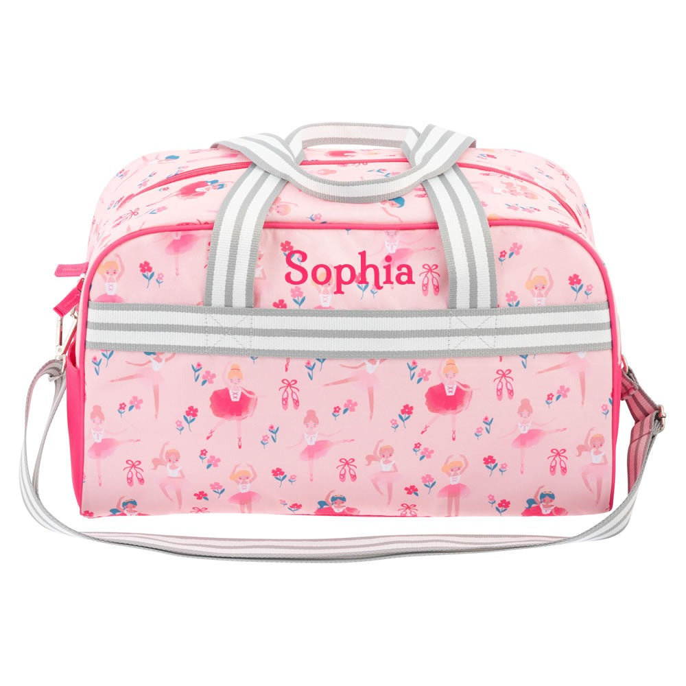 Personalised ballet duffle bag for girls