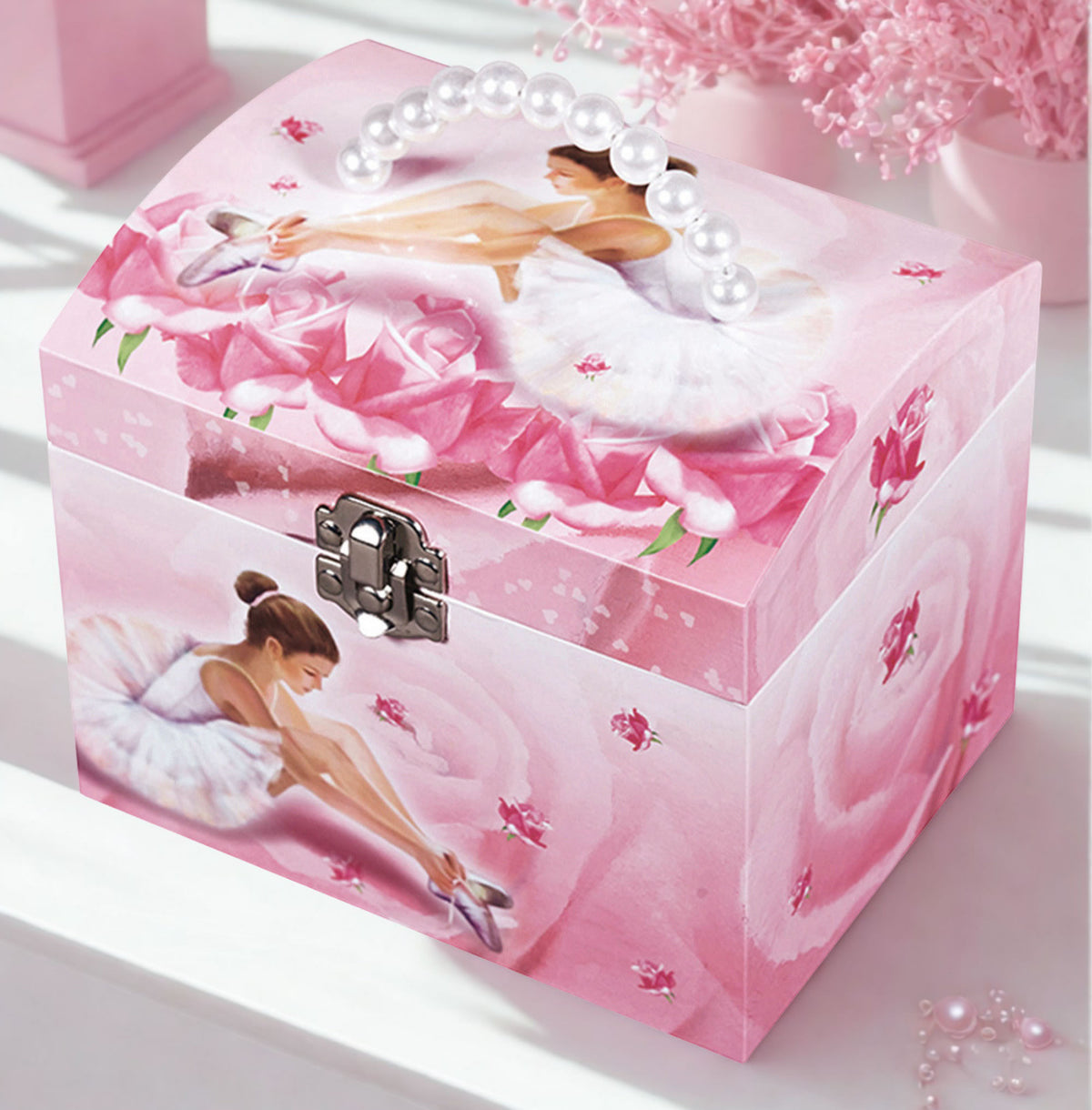 Personalised Girls Musical Jewellery Box - Ballerina Girl