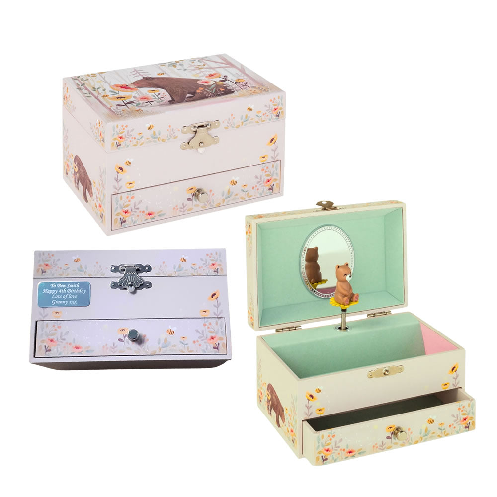 Bear music box for children