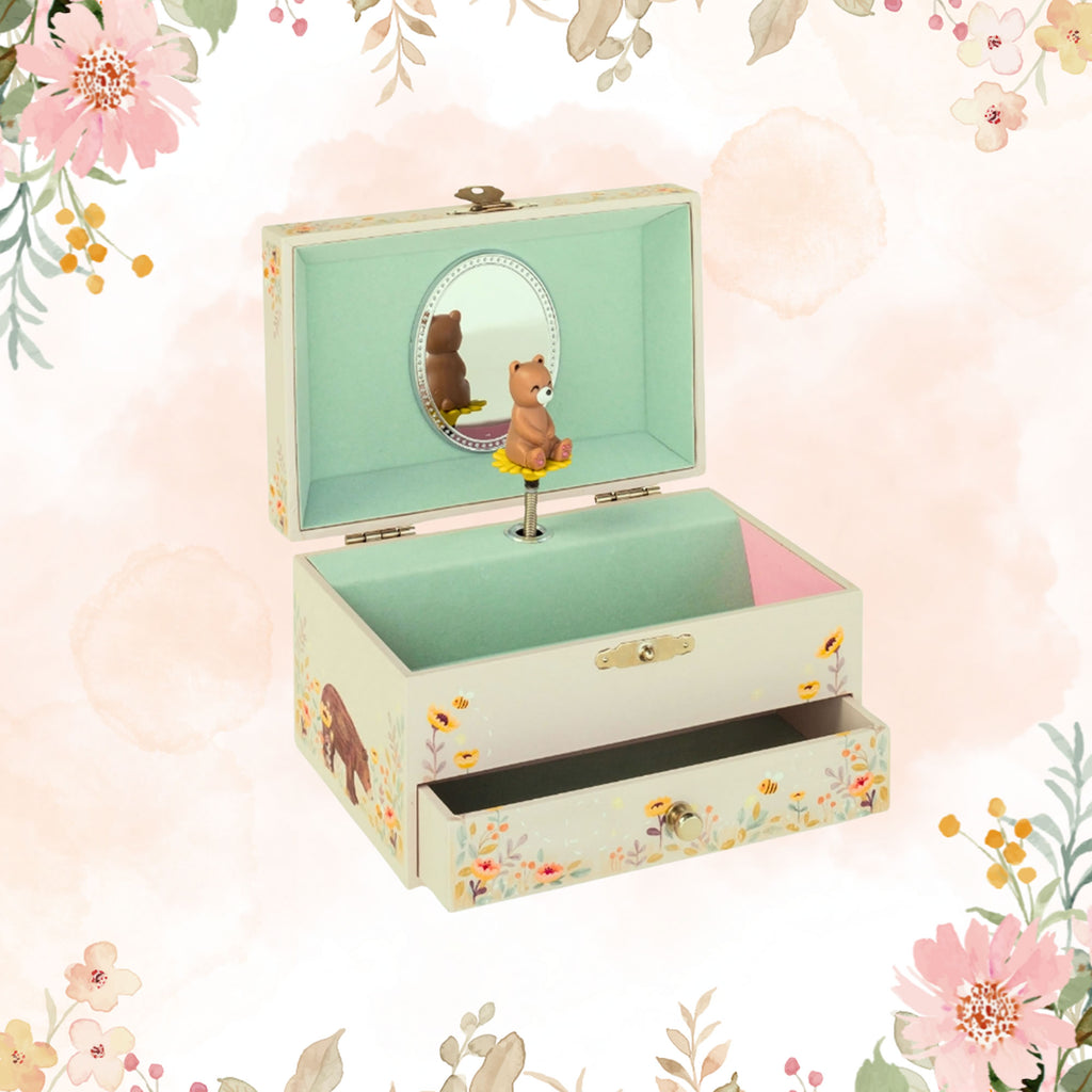 Personalised Musical Jewellery Box - Bear
