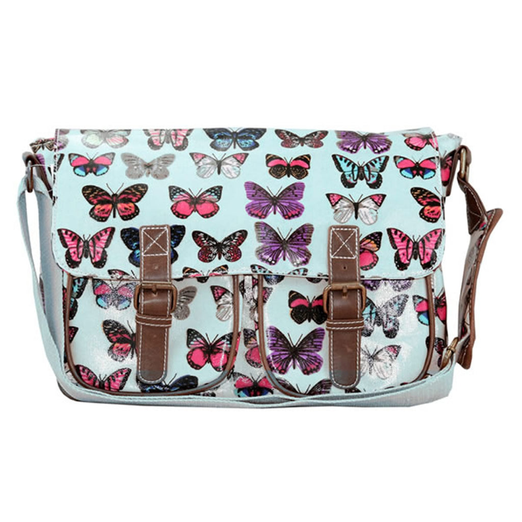 Children’s blue butterfly satchel