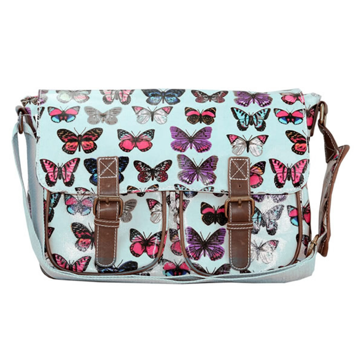 Children’s blue butterfly satchel