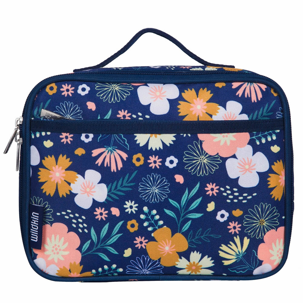 Children’s blue floral lunch box