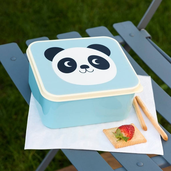 Children’s blue panda lunch box