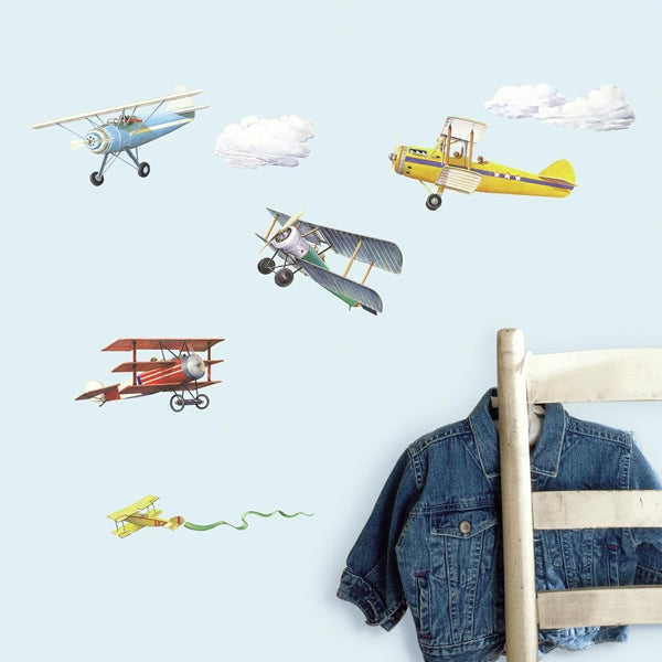 Aeroplane wall stickers for boys