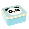 Blue panda lunch box for children