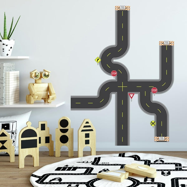 Build a Road wall decal for children