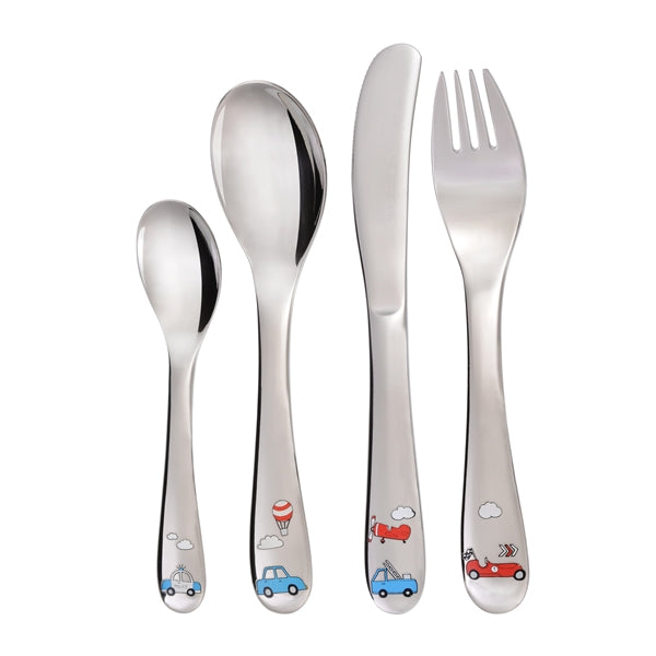 Transport cutlery set for children