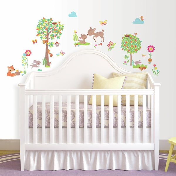 Woodland nursery wall stickers for children