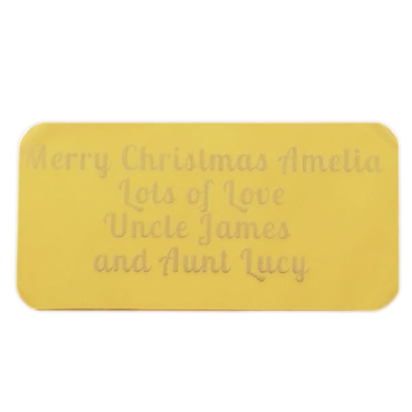 Christmas plaque for a jewellery box