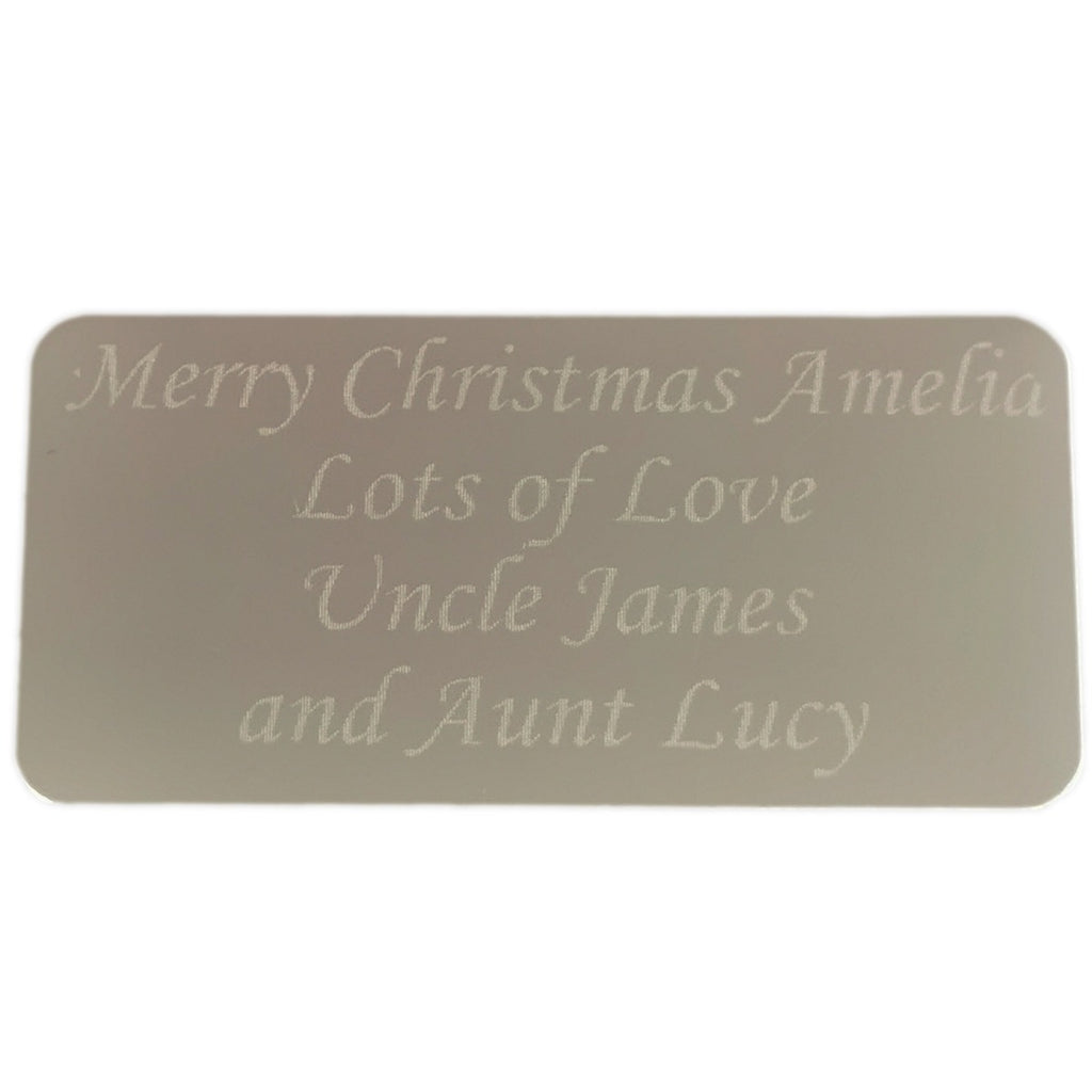 Christmas metal plaque