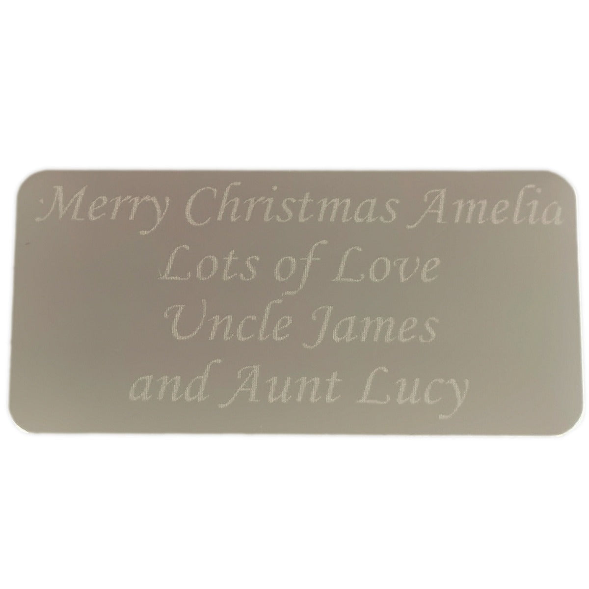 Christmas metal plaque