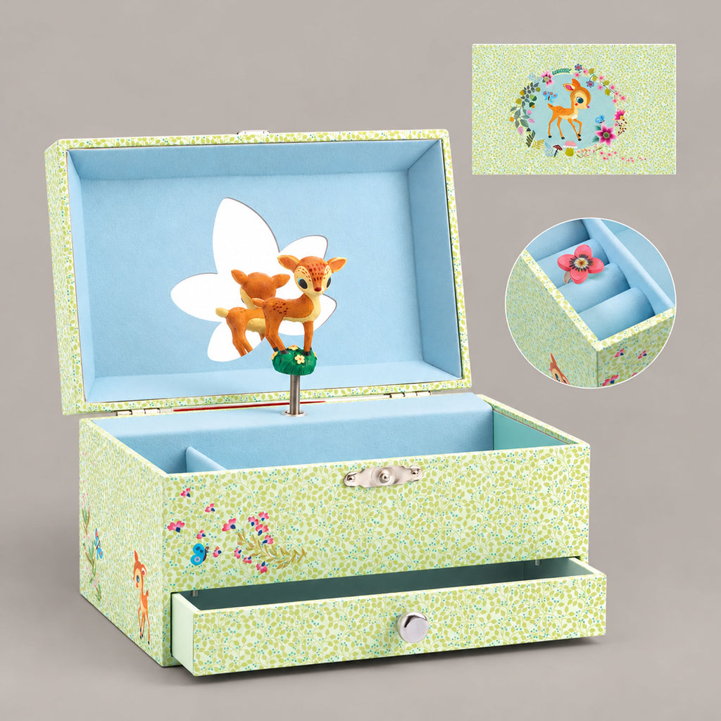 Children's Musical Jewellery Boxes - The Fawn's Song  - Personalisable