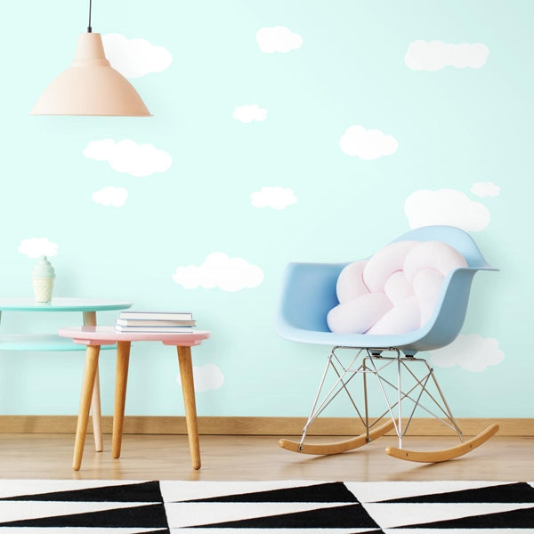 Cloud wall stickers for kids