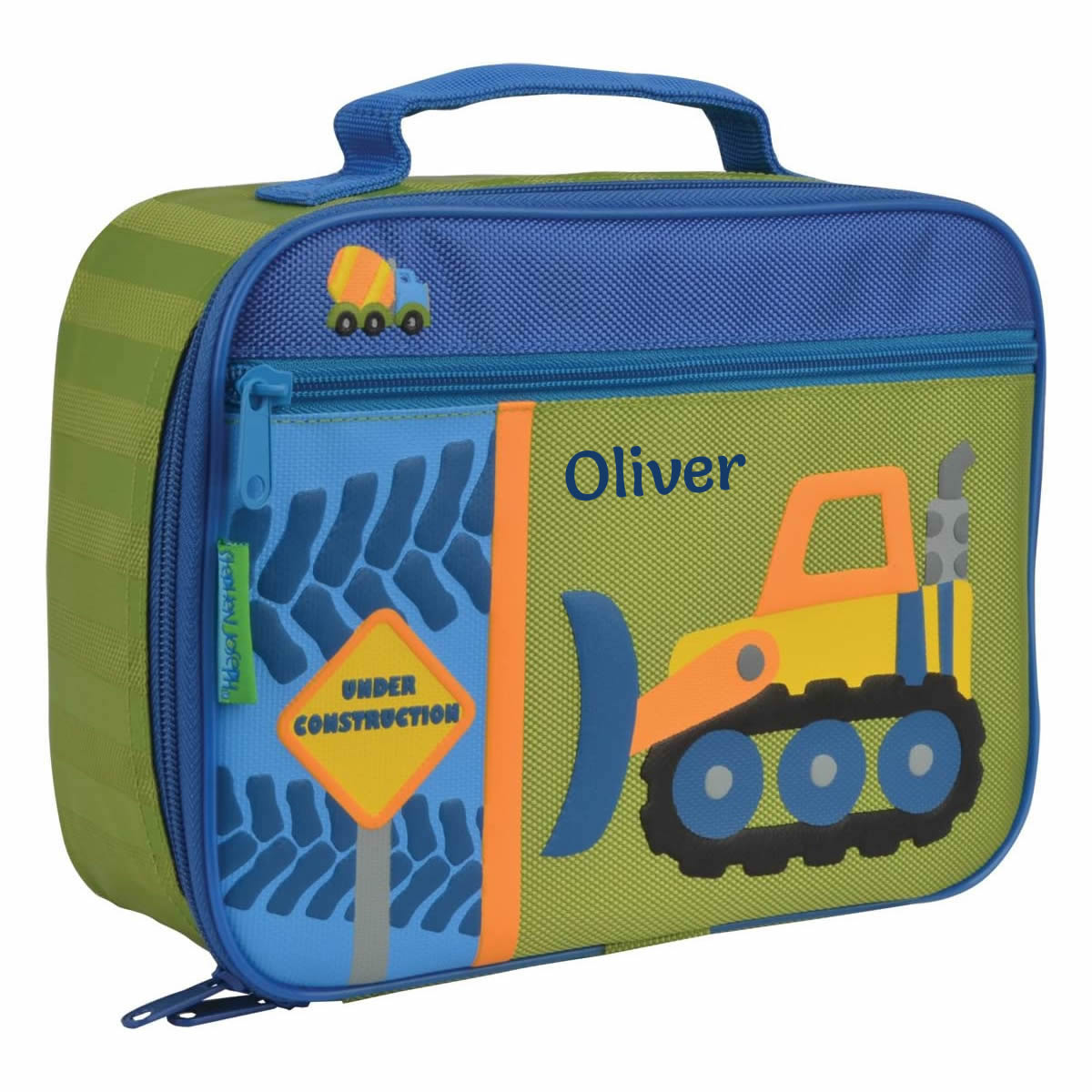 Personalised construction lunch box for children