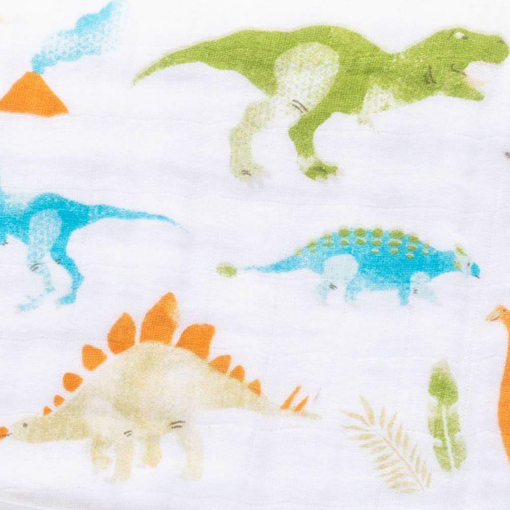 Cotton dinosaur baby blanket