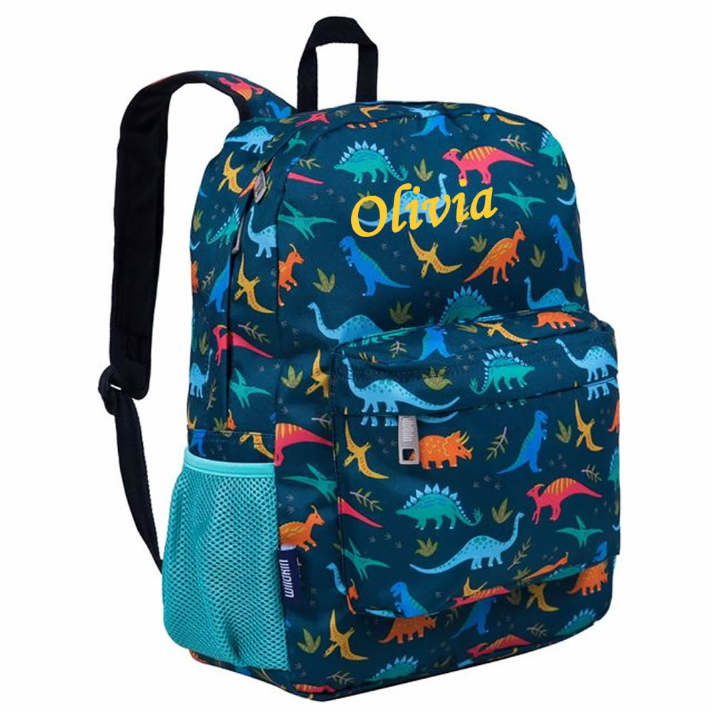 Personalised dinosaur children’s backpack