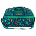 Personalised dinosaur duffle bag for children