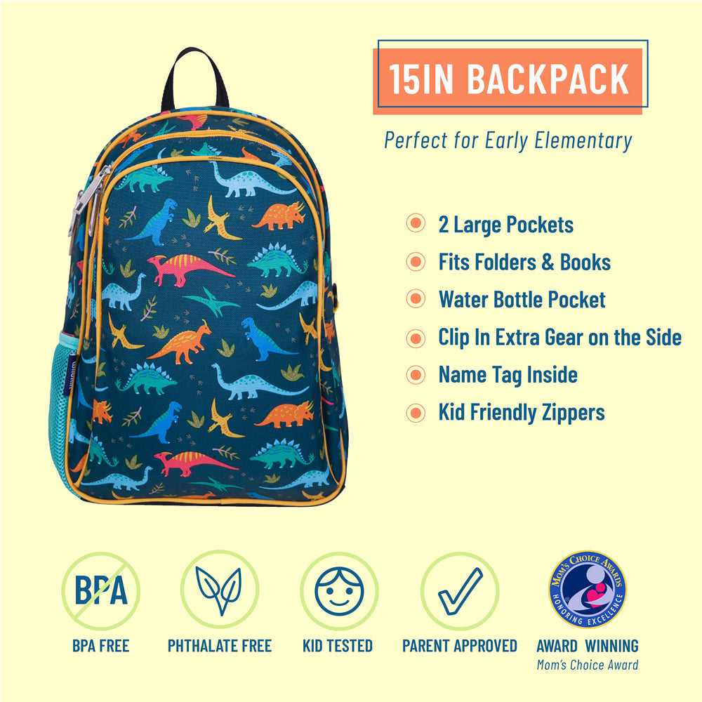 Children’s dinosaur backpack