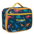 Personalised dinosaur lunch box for children