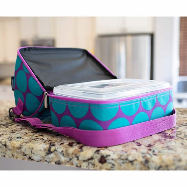 Double-compartment lunch bag for children