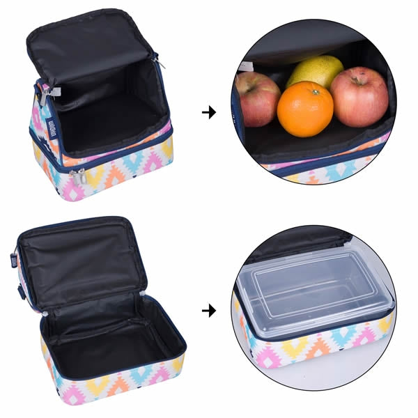 Wildkin dual-compartment lunch bag