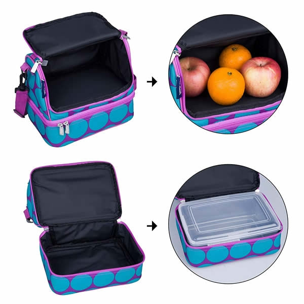 Wildkin dual-compartment lunch bag