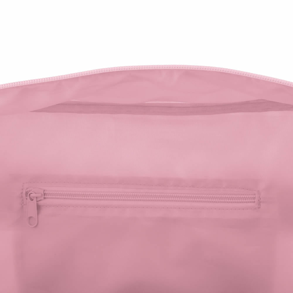 Inside of a children’s duffle bag