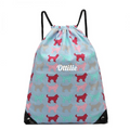Personalised light blue dog PE bag