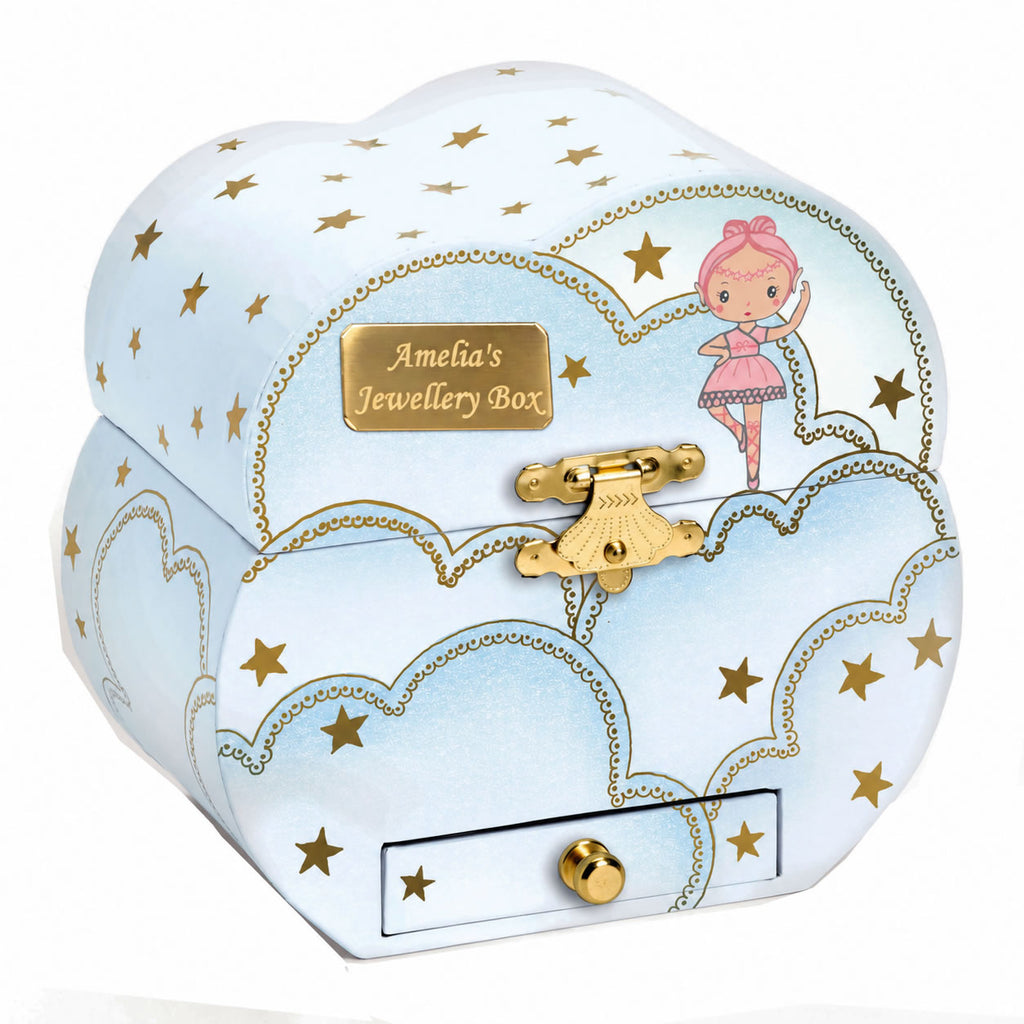 Personalised Girls Musical Jewellery Box - Elf's Melody