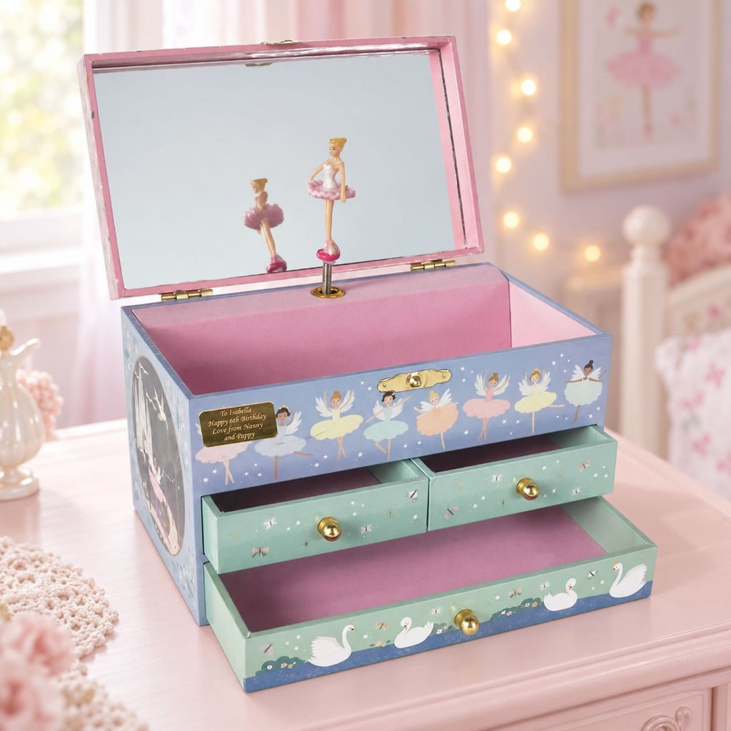 Personalised Girls Musical Jewellery Box - Enchanted