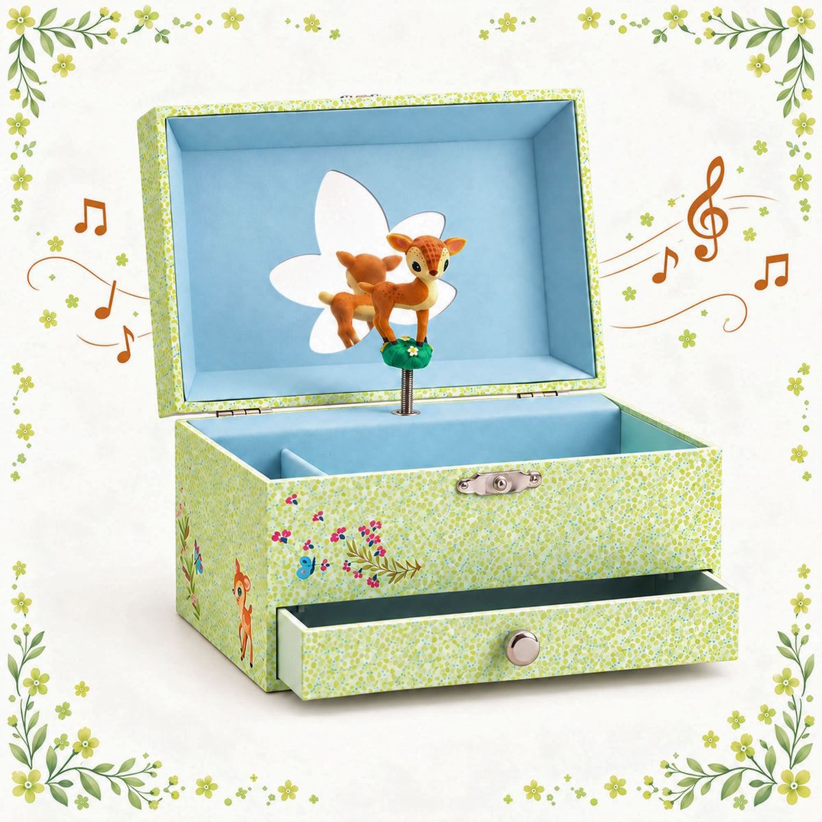 Children's Musical Jewellery Boxes - The Fawn's Song  - Personalisable