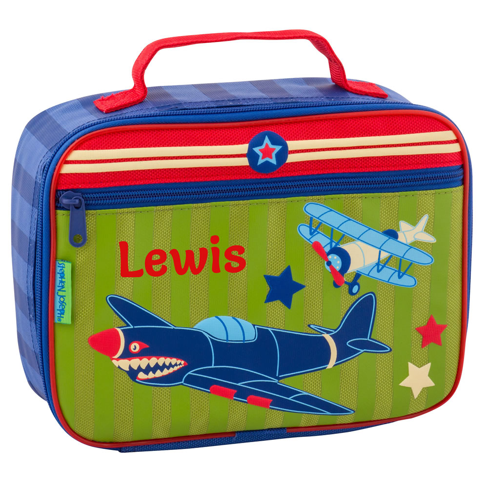 Fighter plane lunch box for children