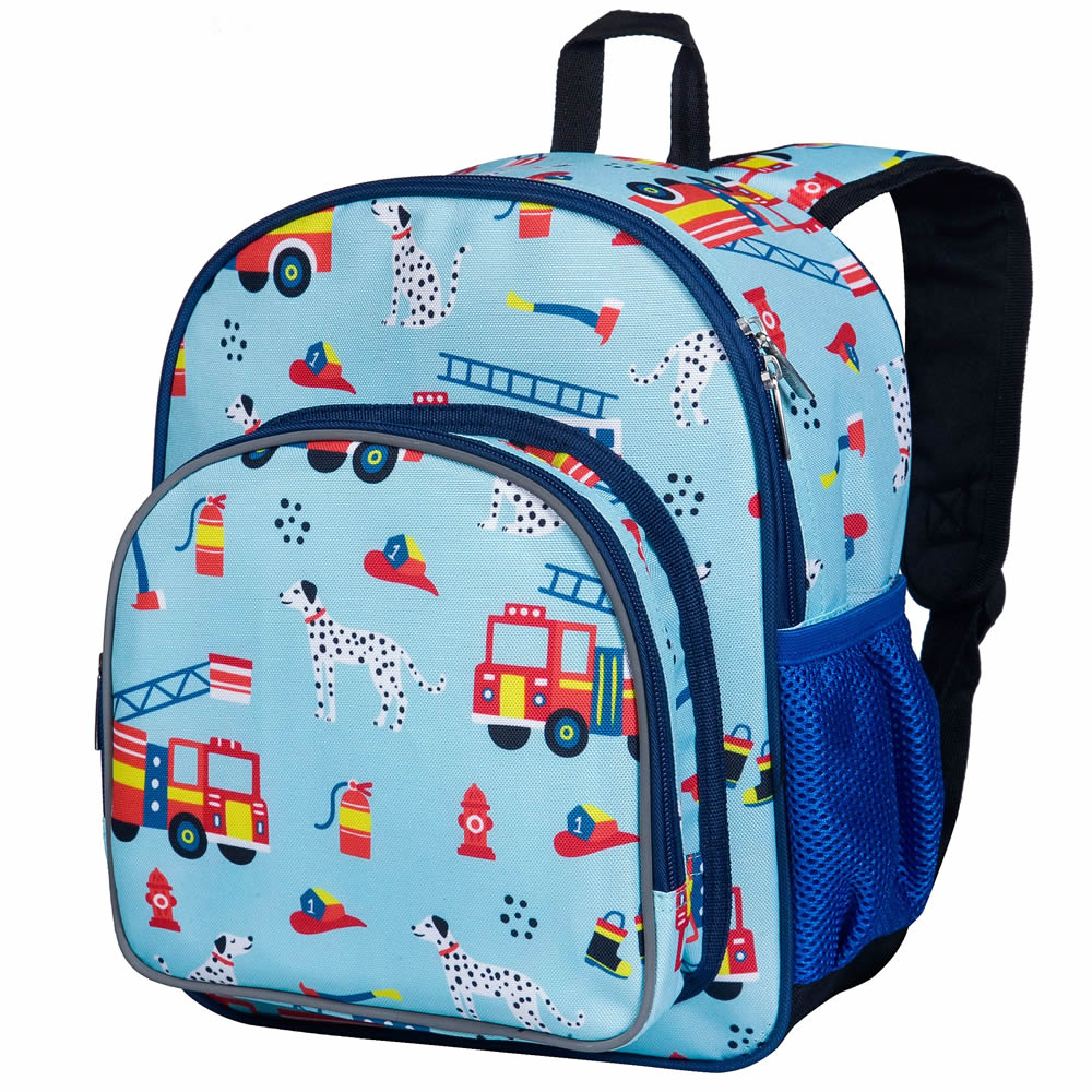 Fire engine backpack for kids