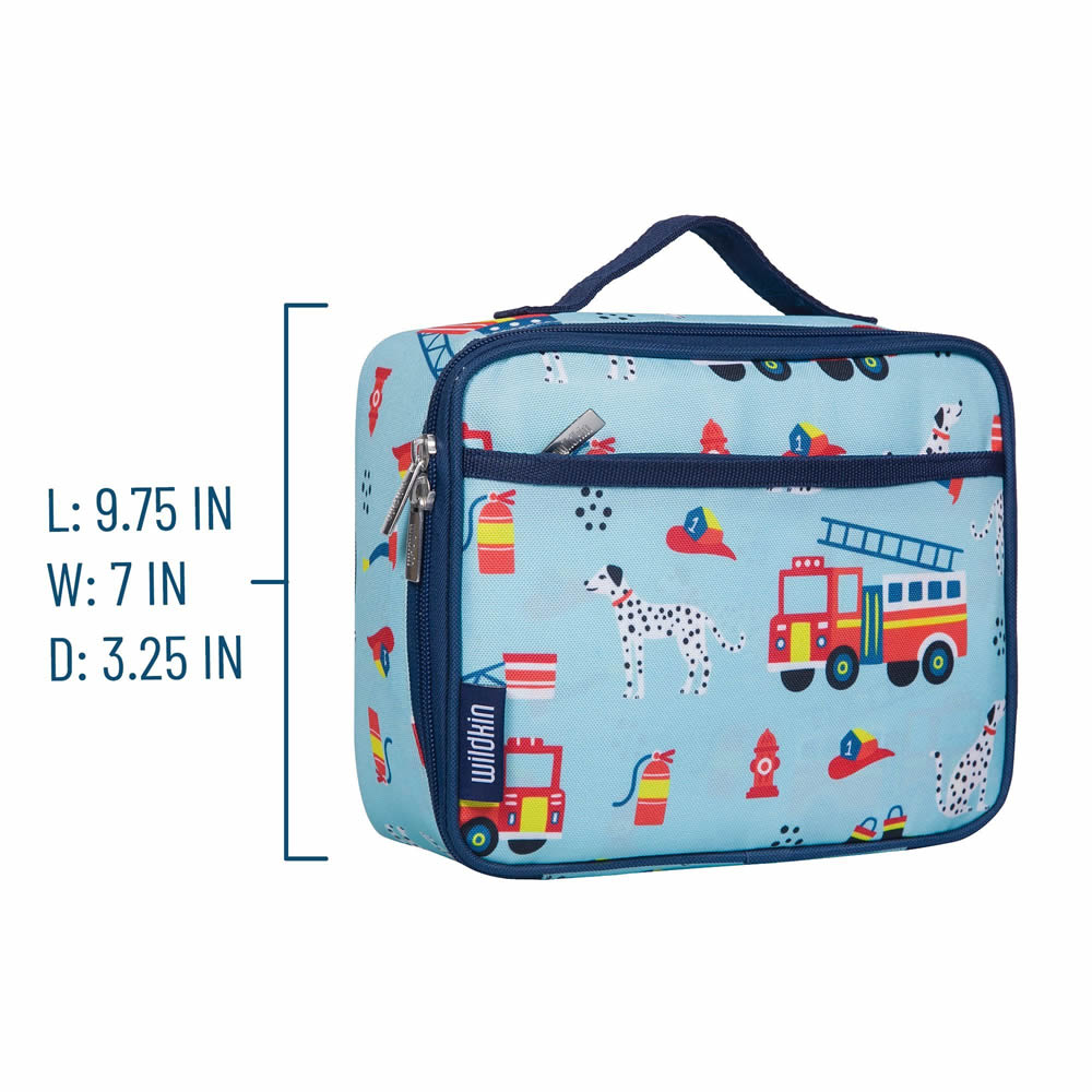 Children’s fire engine lunch bag