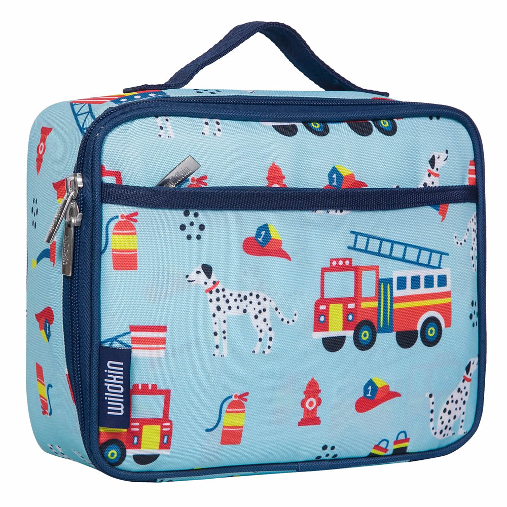 Fire engine lunch bag for children