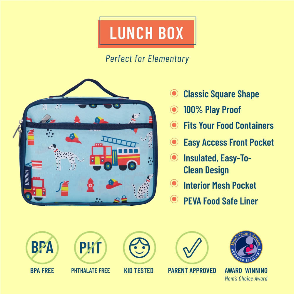 Firefighter lunch box for children